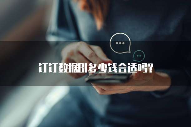 钉钉数据BI多少钱合适吗?