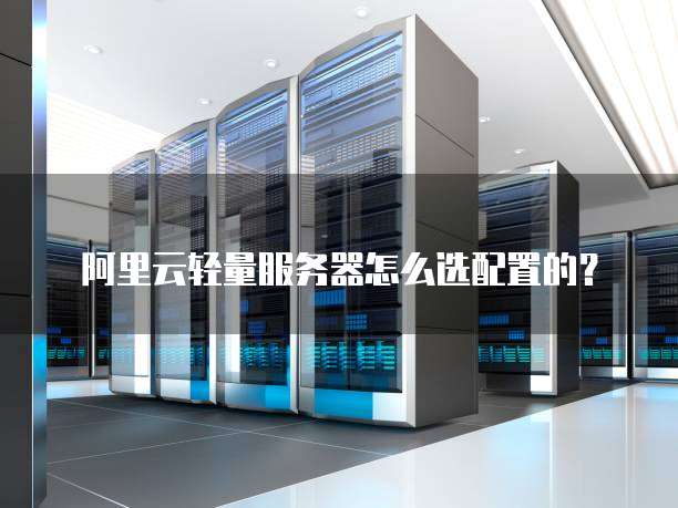 阿里云轻量服务器怎么选配置的?