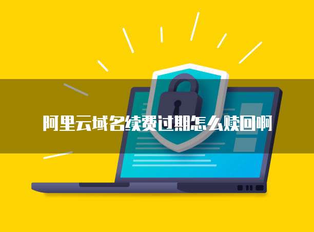 阿里云域名续费过期怎么赎回啊
