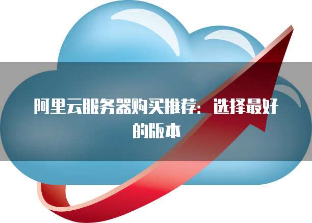 阿里云服务器购买推荐:选择最好的版本