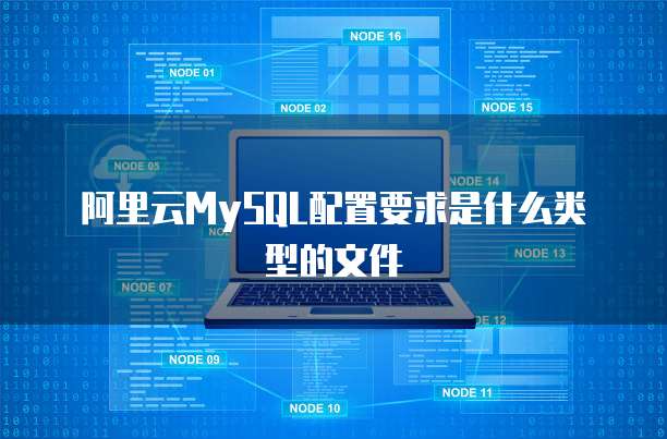  阿里云MySQL配置要求是什么类型的文件