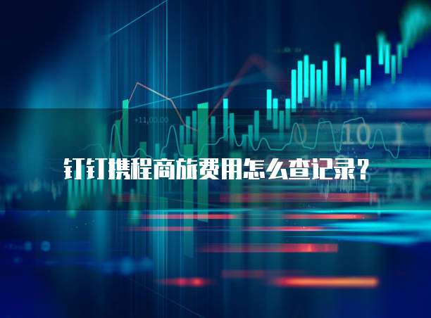 钉钉携程商旅费用怎么查记录？