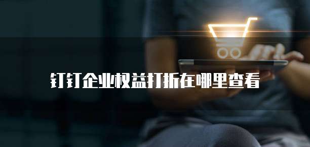 钉钉企业权益打折在哪里查看