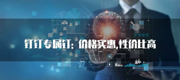 钉钉专属钉: 价格实惠,性价比高