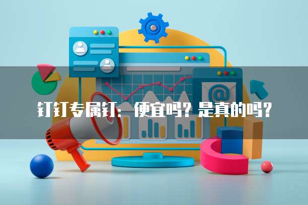 钉钉专属钉：便宜吗？是真的吗？
