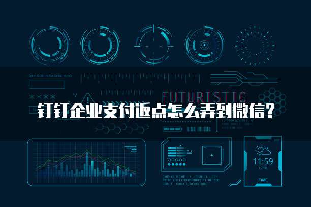 钉钉企业支付返点怎么弄到微信？