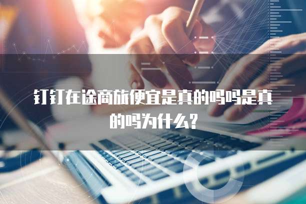 钉钉在途商旅便宜是真的吗吗是真的吗为什么?