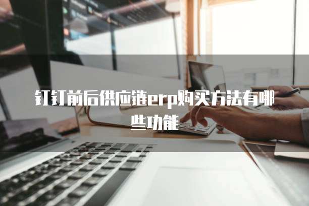 钉钉前后供应链erp购买方法有哪些功能