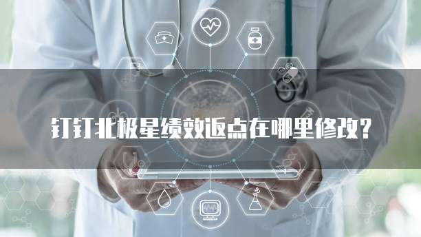 钉钉北极星绩效返点在哪里修改?