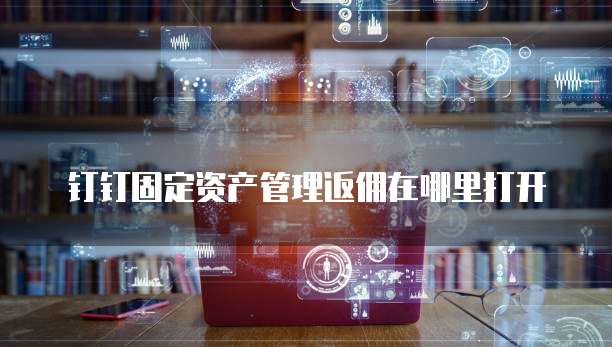 钉钉固定资产管理返佣在哪里打开
