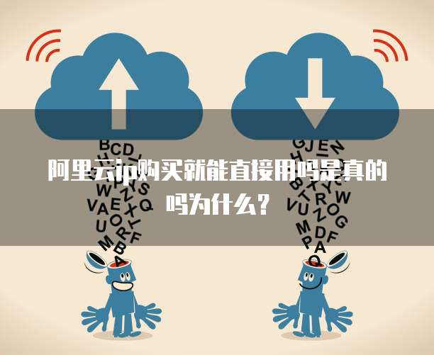 阿里云ip购买就能直接用吗是真的吗为什么?
