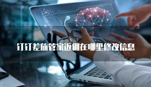 钉钉差旅管家返佣在哪里修改信息