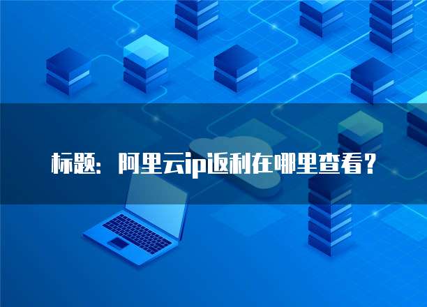 标题：阿里云ip返利在哪里查看？