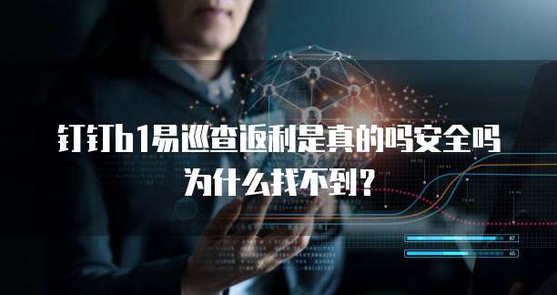 钉钉b1易巡查返利是真的吗安全吗为什么找不到?