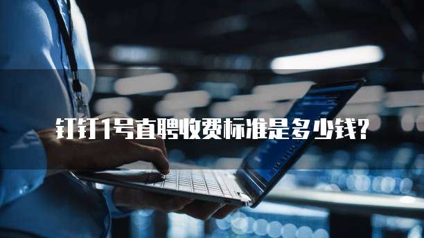 钉钉1号直聘收费标准是多少钱？