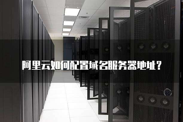 阿里云如何配置域名服务器地址?