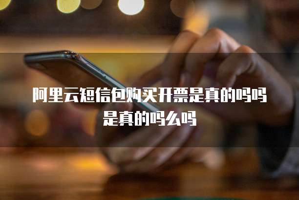 阿里云短信包购买开票是真的吗吗是真的吗么吗