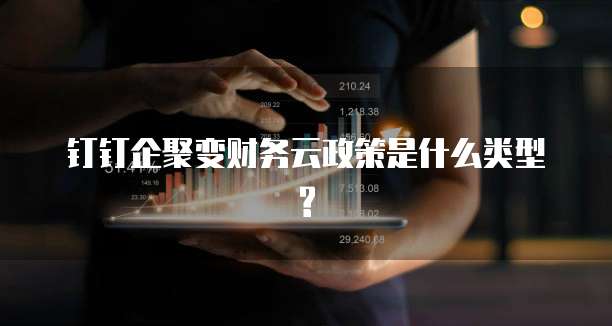 钉钉企聚变财务云政策是什么类型?