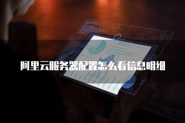 阿里云服务器配置怎么看信息明细