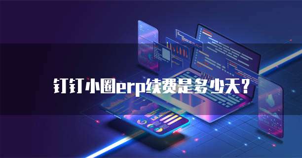 钉钉小圈erp续费是多少天?