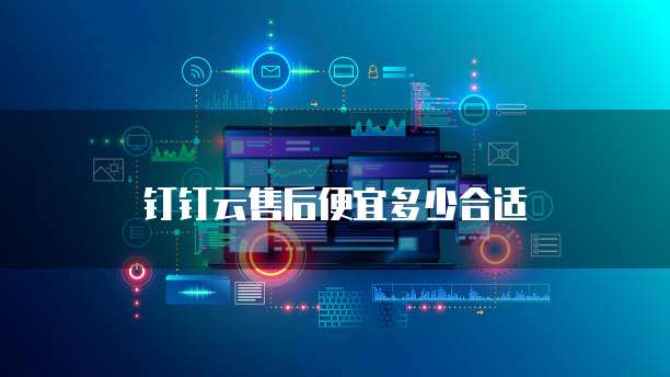钉钉云售后便宜多少合适