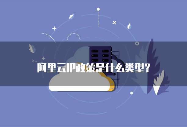 阿里云IP政策是什么类型?