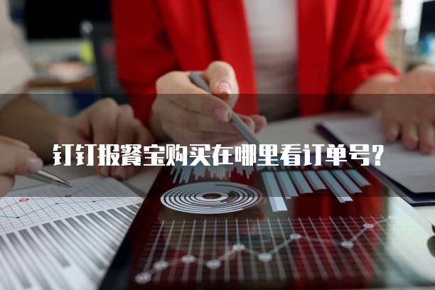 钉钉报餐宝购买在哪里看订单号?