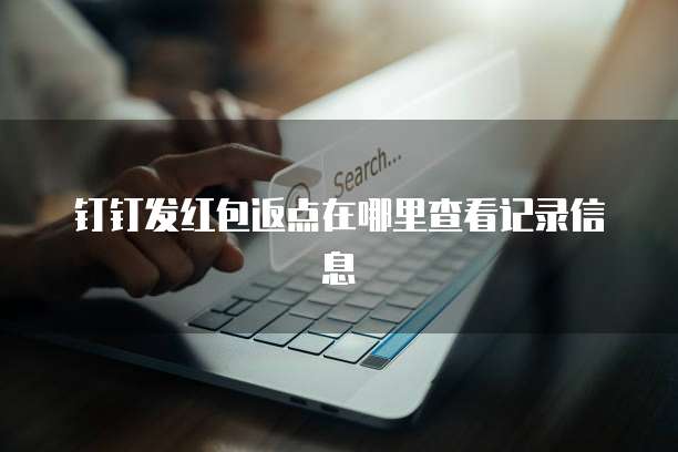钉钉发红包返点在哪里查看记录信息