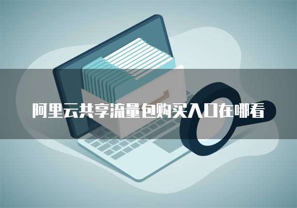 阿里云共享流量包购买入口在哪看