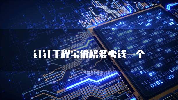 钉钉工程宝价格多少钱一个