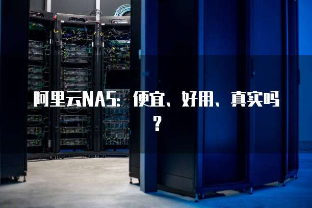 阿里云NAS:便宜、好用、真实吗?