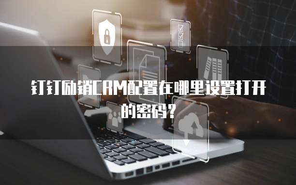 钉钉励销CRM配置在哪里设置打开的密码？