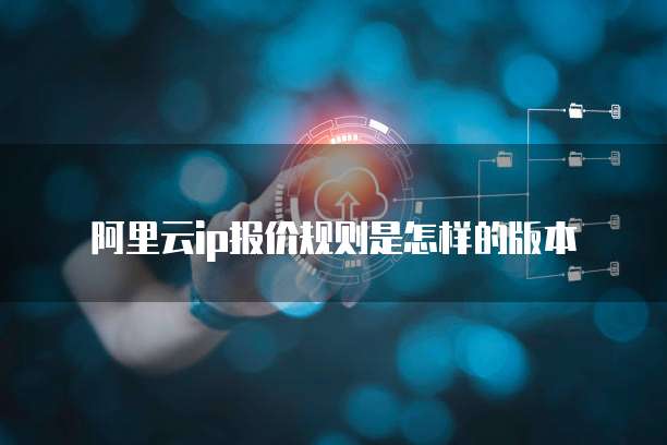 阿里云ip报价规则是怎样的版本