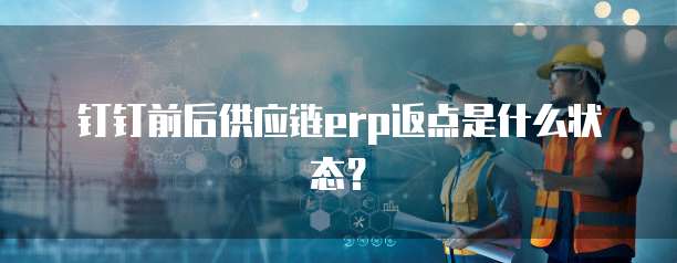 钉钉前后供应链erp返点是什么状态?