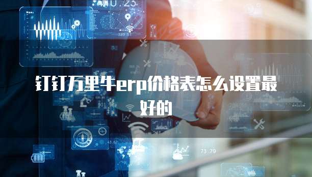 钉钉万里牛erp价格表怎么设置最好的