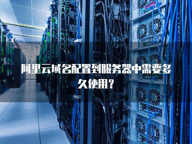 阿里云域名配置到服务器中需要多久使用?