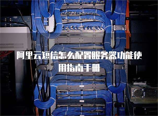阿里云短信怎么配置服务器功能使用指南手册