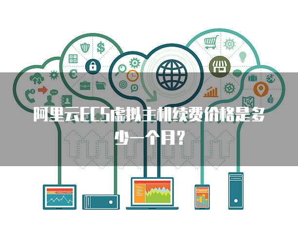 阿里云ECS虚拟主机续费价格是多少一个月?