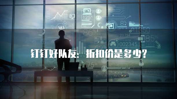 钉钉好队友：折扣价是多少？