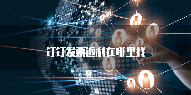 钉钉发票返利在哪里找