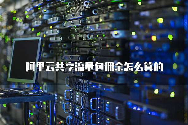 阿里云共享流量包佣金怎么算的