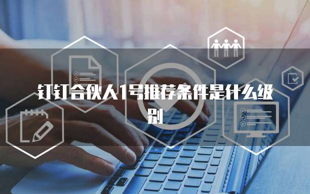 钉钉合伙人1号推荐条件是什么级别