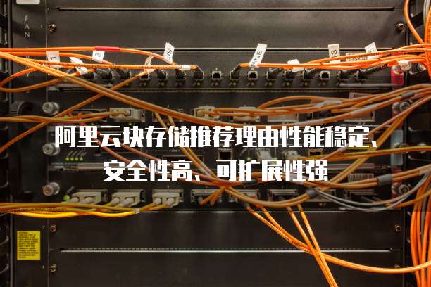 阿里云块存储推荐理由性能稳定、安全性高、可扩展性强
