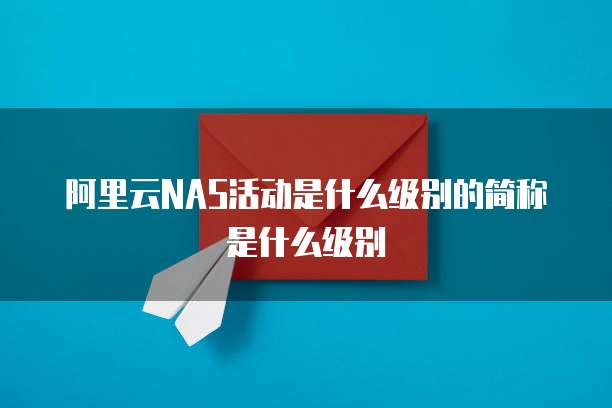 阿里云NAS活动是什么级别的简称是什么级别