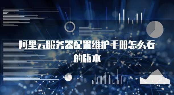 阿里云服务器配置维护手册怎么看的版本