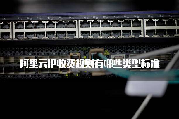 阿里云IP收费规则有哪些类型标准
