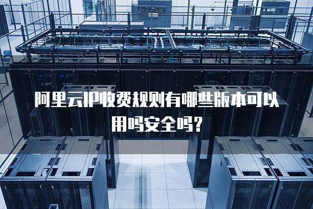阿里云IP收费规则有哪些版本可以用吗安全吗?