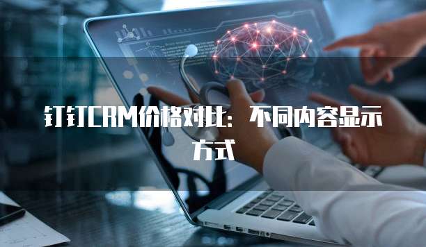 钉钉CRM价格对比：不同内容显示方式