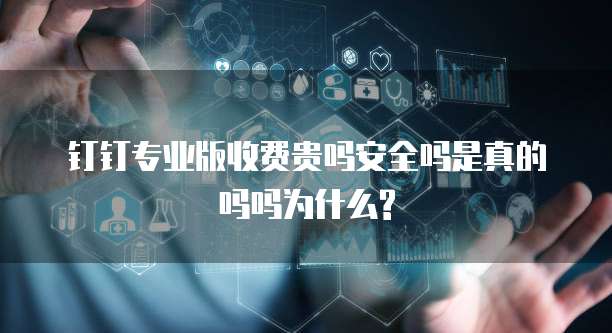 钉钉专业版收费贵吗安全吗是真的吗吗为什么?