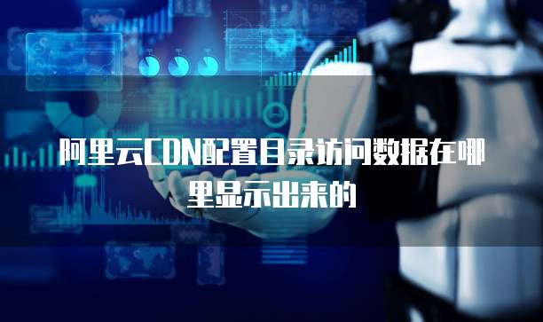 阿里云CDN配置目录访问数据在哪里显示出来的